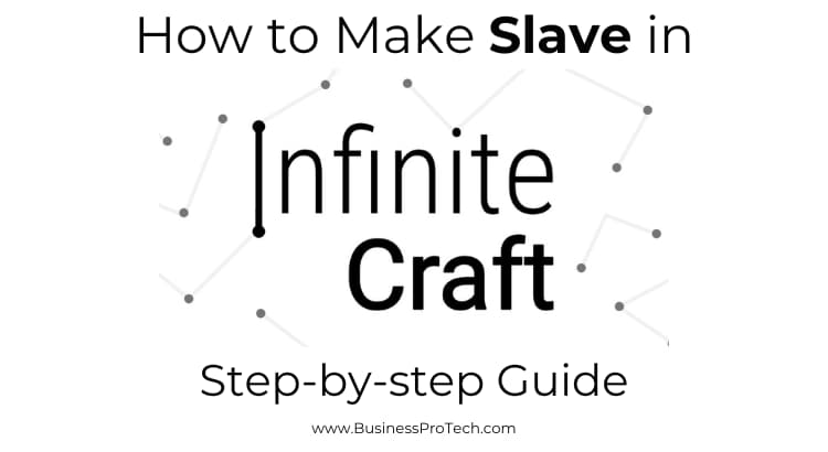 how to make slave in infinite craft neal fun