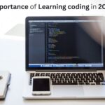 A graphic illustrating the significance of coding education in 2025, highlighting its impact on future careers and technology.