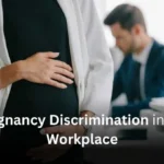 An image illustrating workplace pregnancy discrimination, emphasizing the obstacles and biases against pregnant workers.